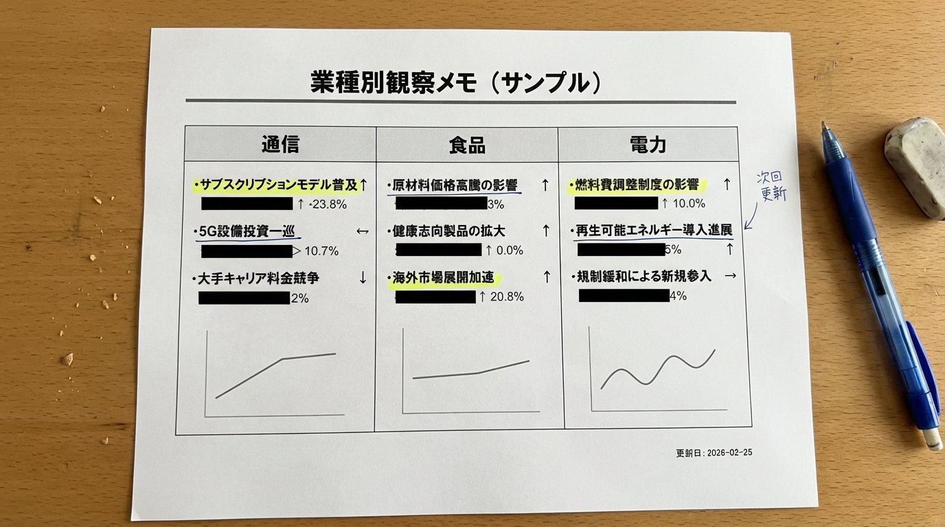 配当チェックシートのサンプル